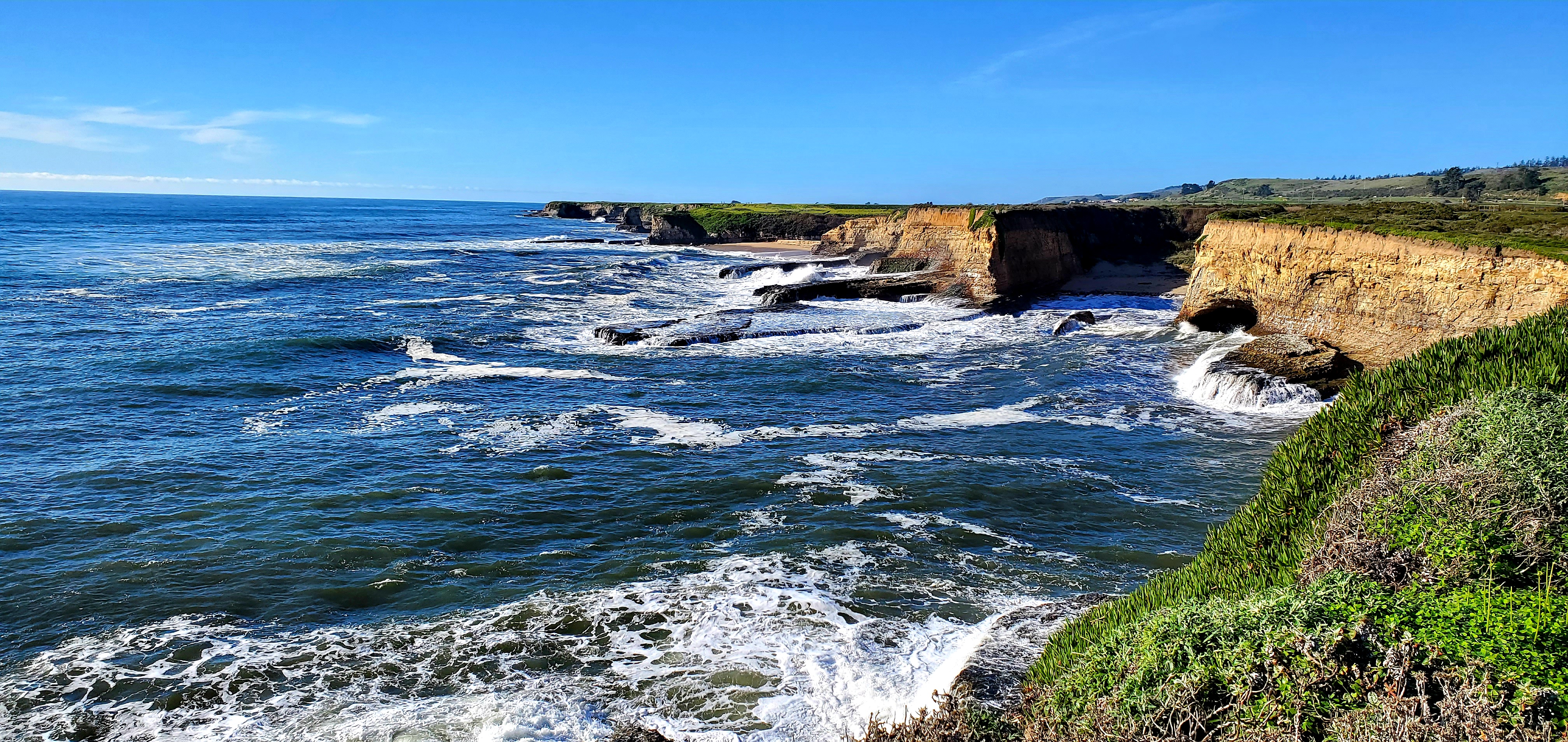 Coastline with cliffs