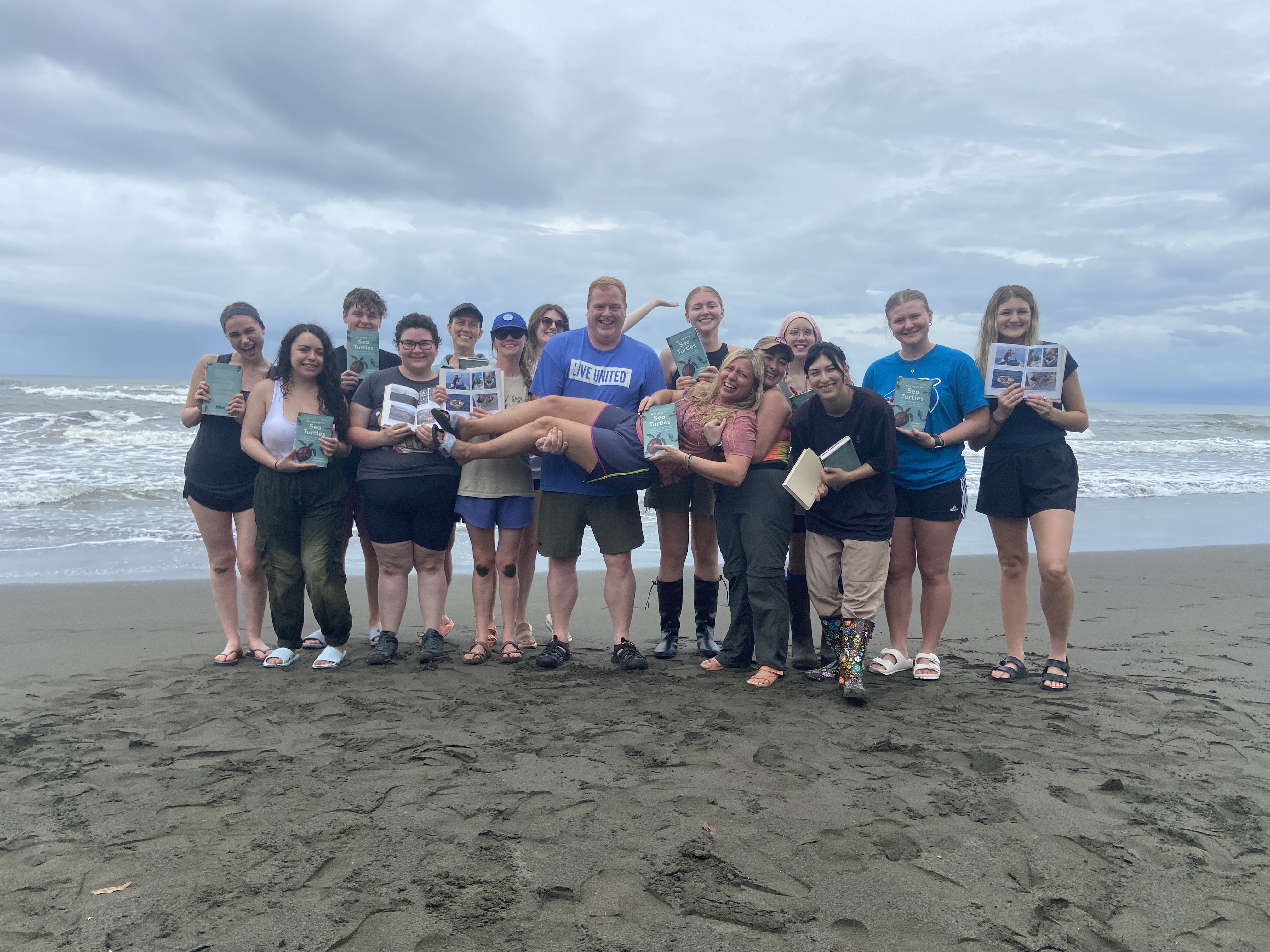 Trish with Students