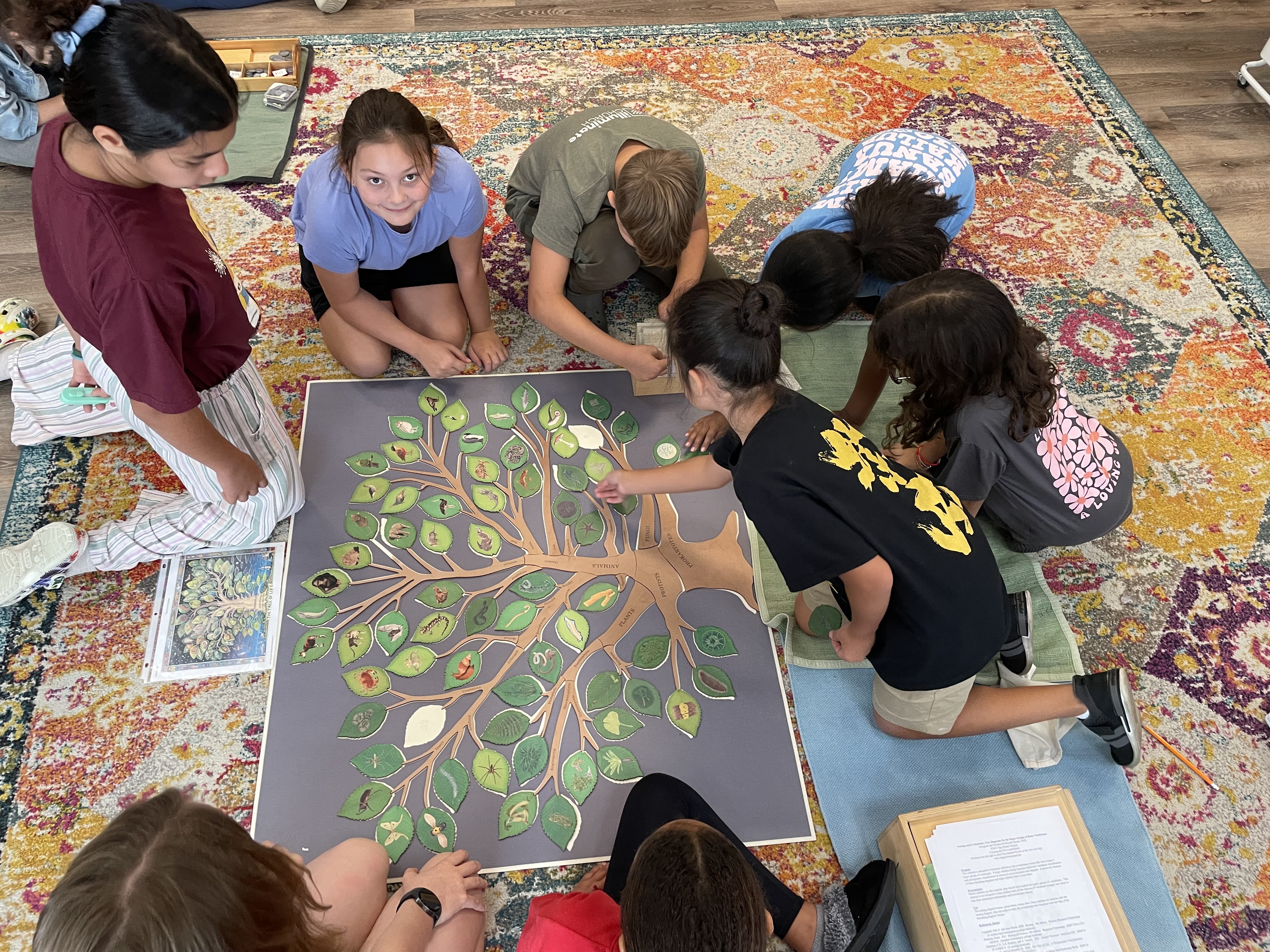 kids with tree of life
